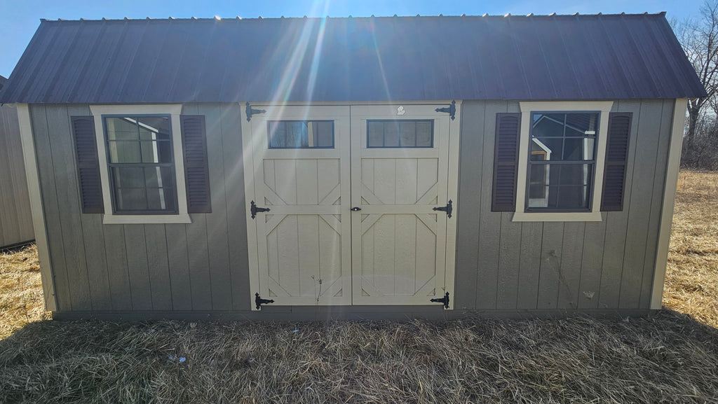 10x20 Painted Lofted Garden Shed
