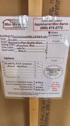 Painted Lofted Garden Shed 10x20