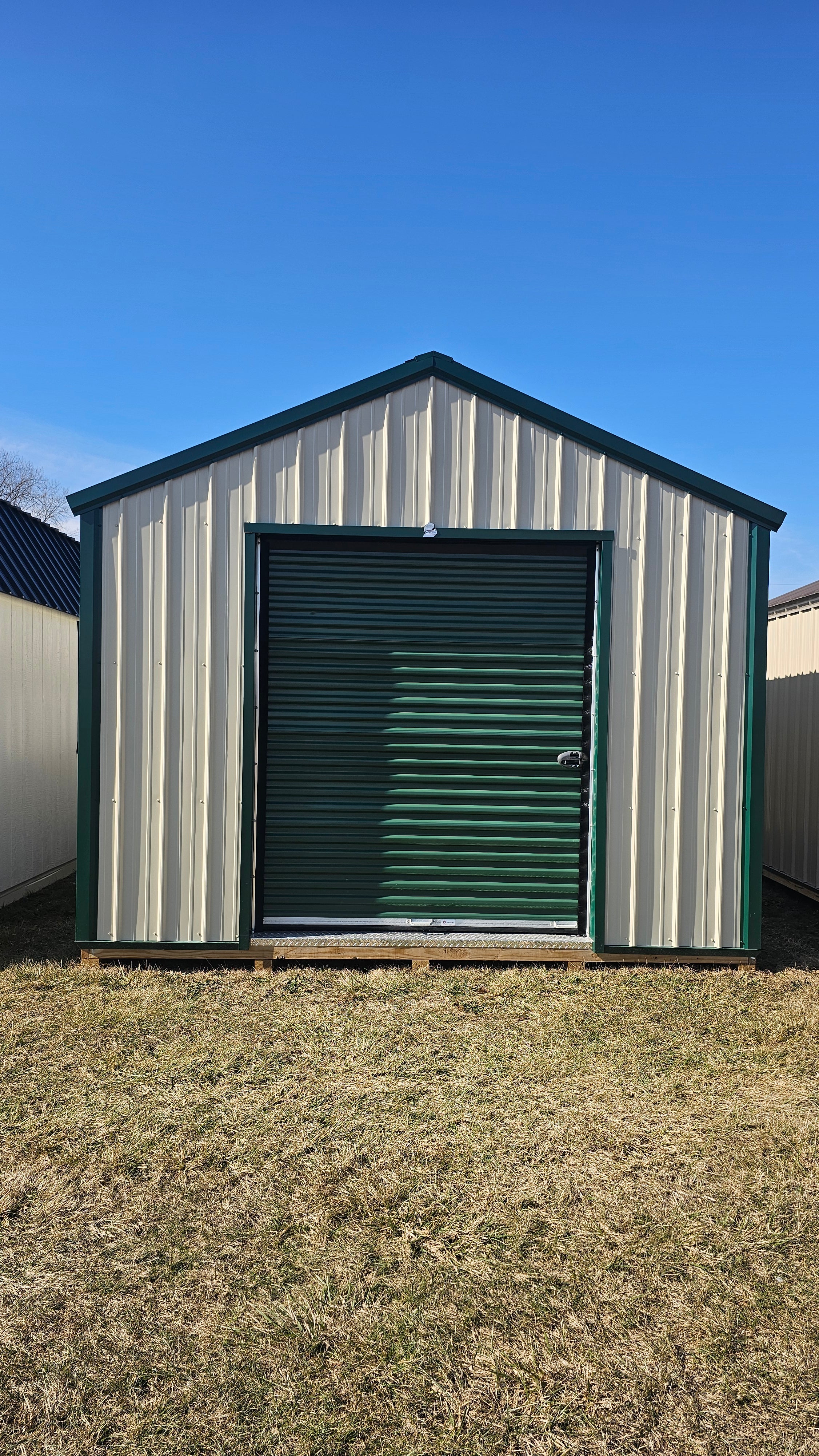 10x20 Metal Gable Shed