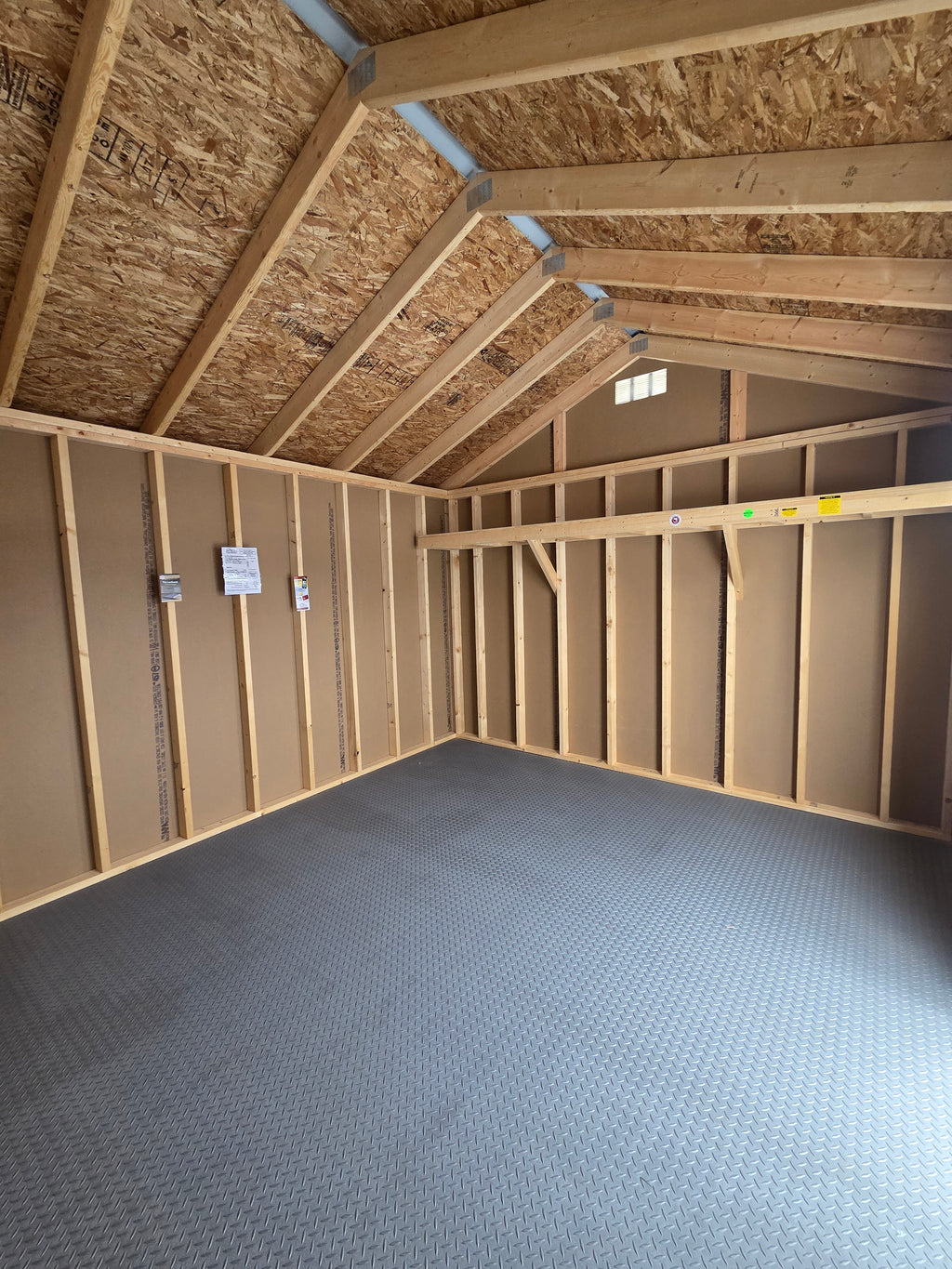 Painted Gable Garden Shed 12×16