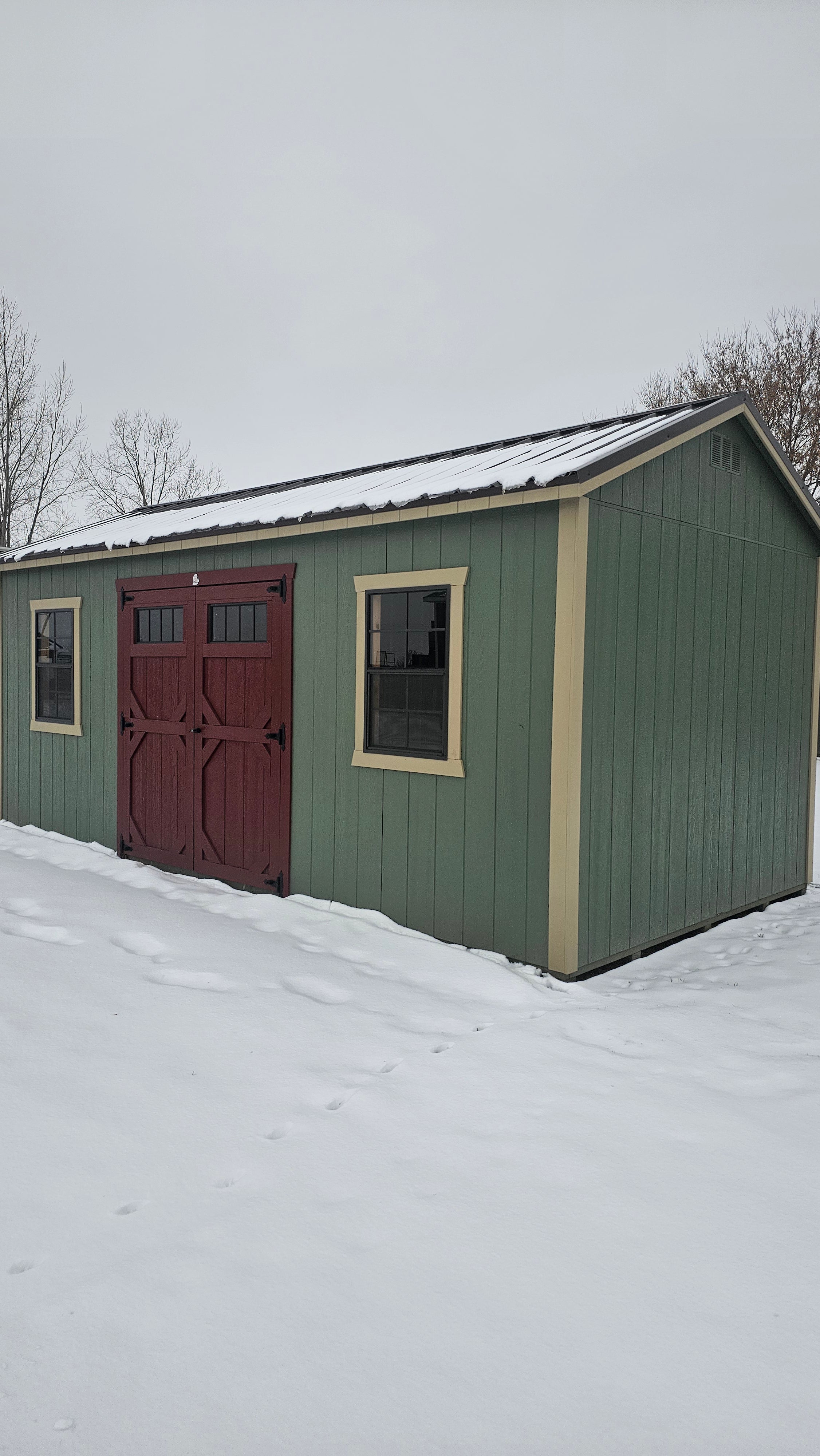 Painted Gable Garden Shed 10x20