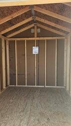 8x8 Painted Gable Shed