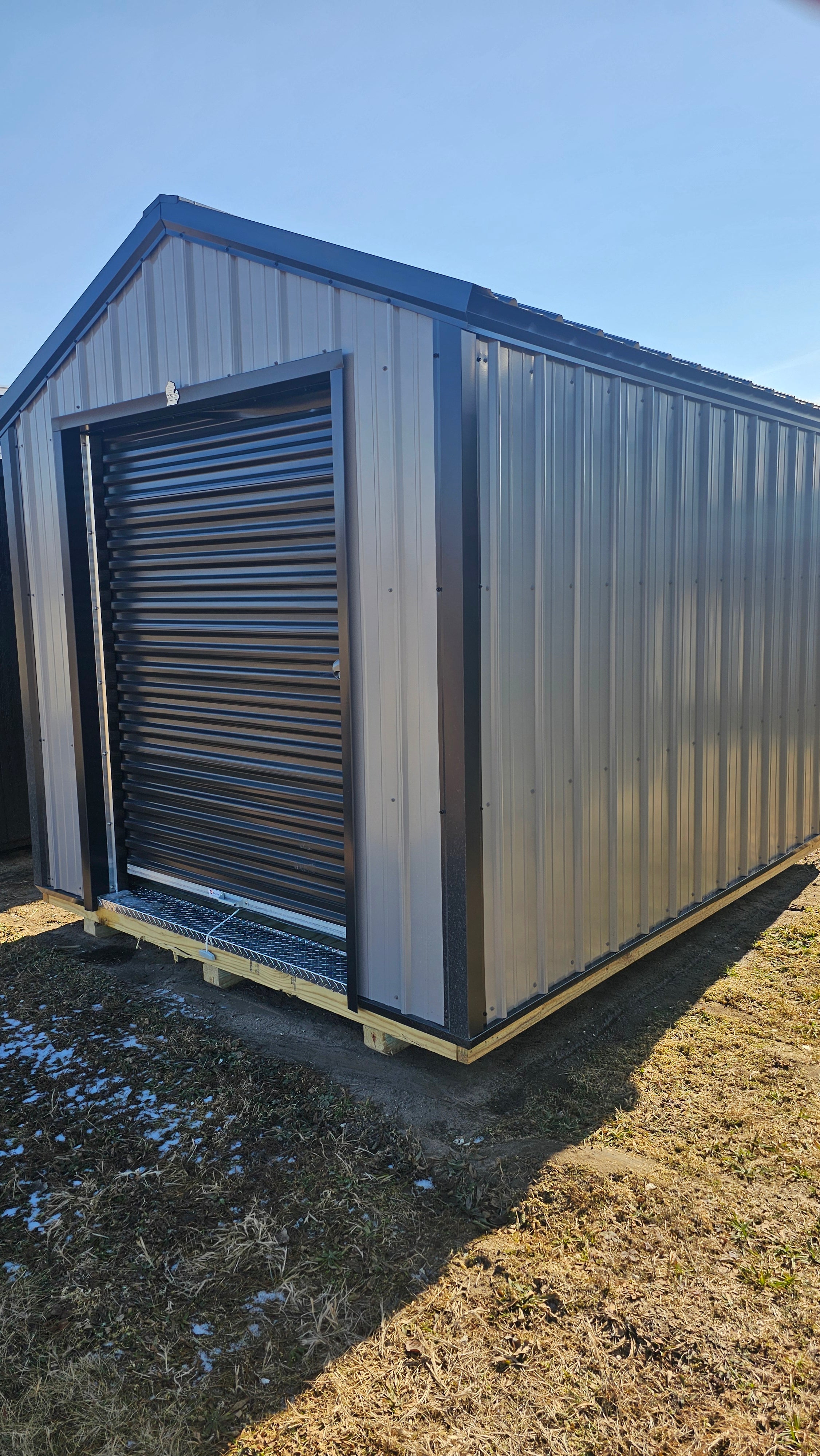 8x10 Metal Gable Shed