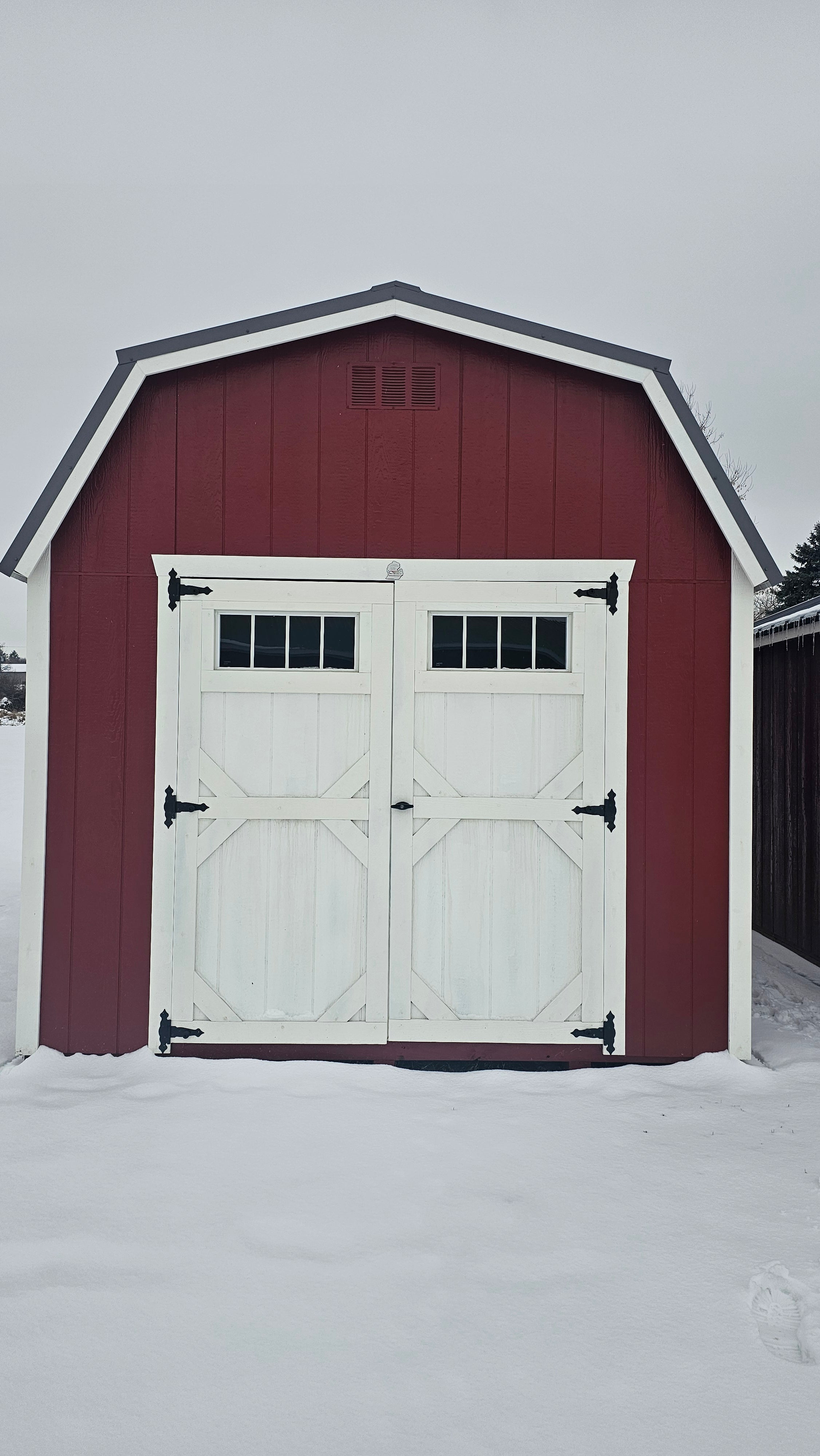 Painted  Lofted Barn 10x16