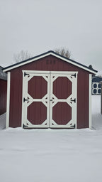 10x12 Painted Gable Shed
