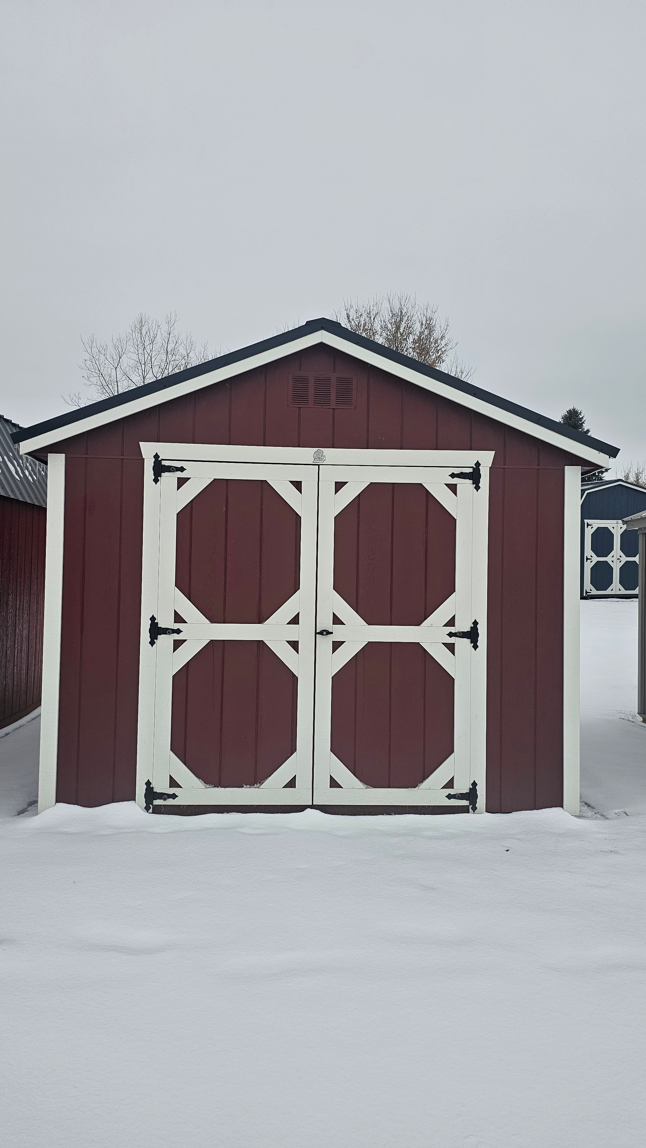 10x12 Painted Gable Shed
