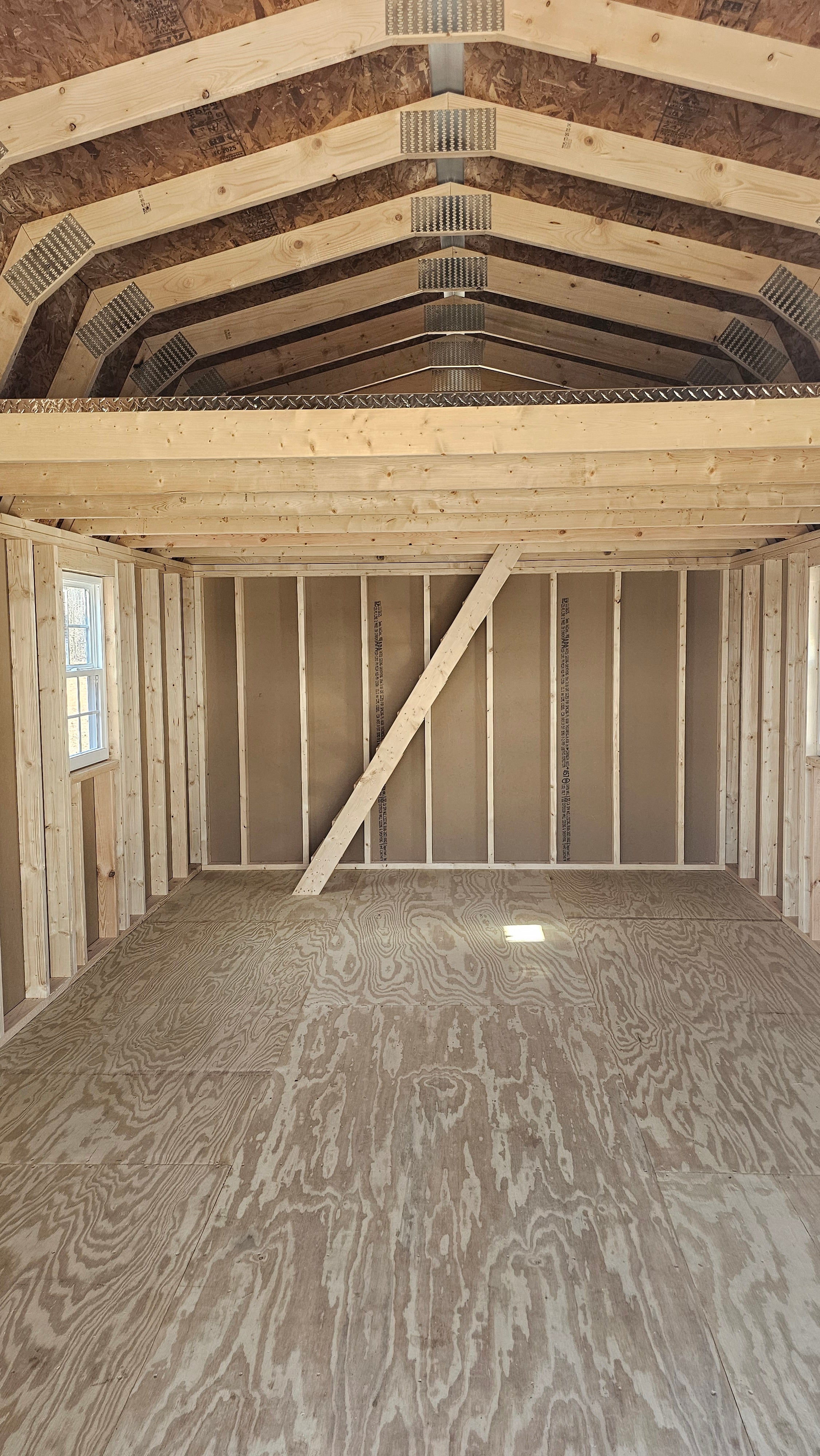 12x24 Painted Lofted Barn