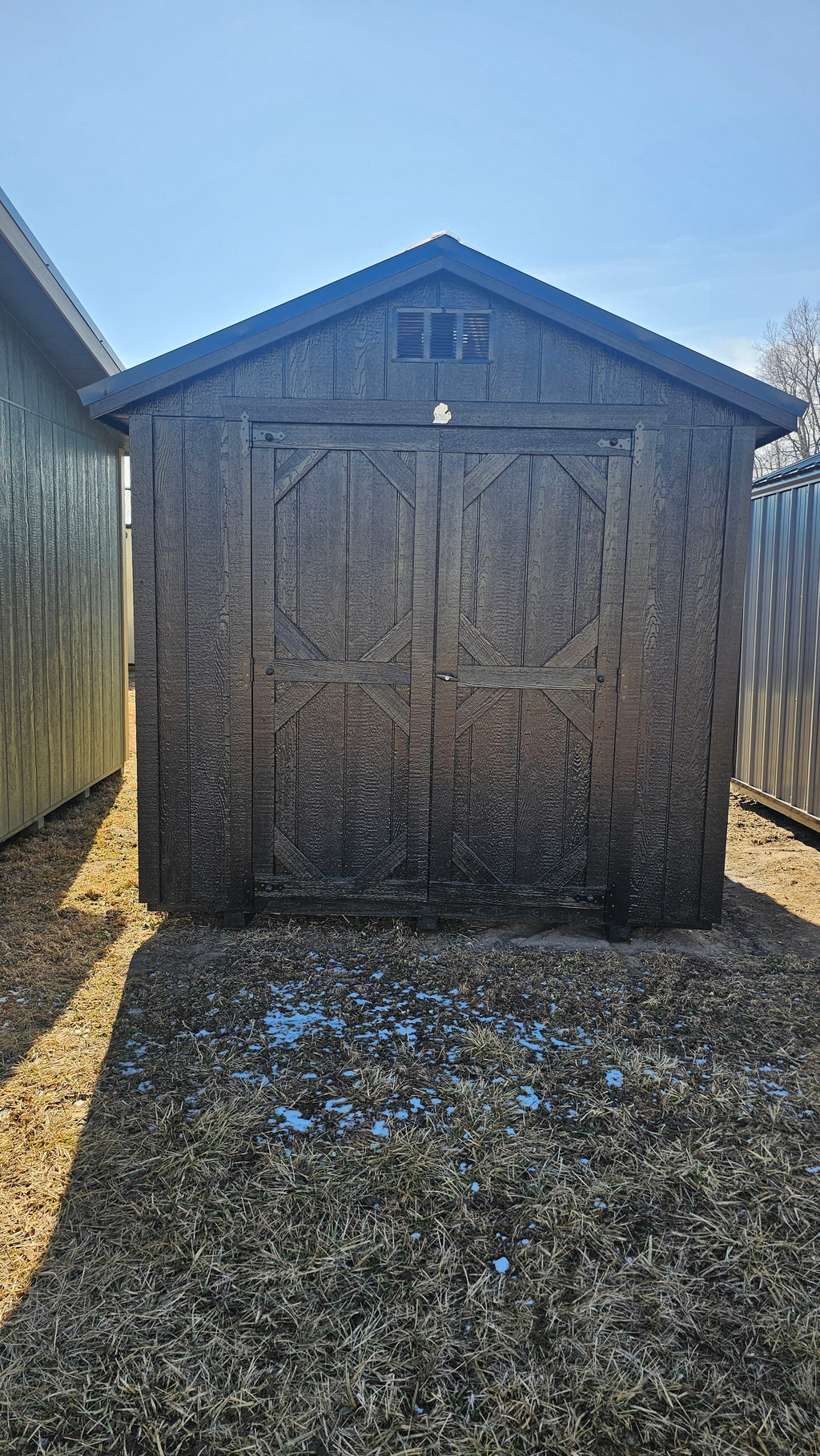 8x10 Painted Gable Shed