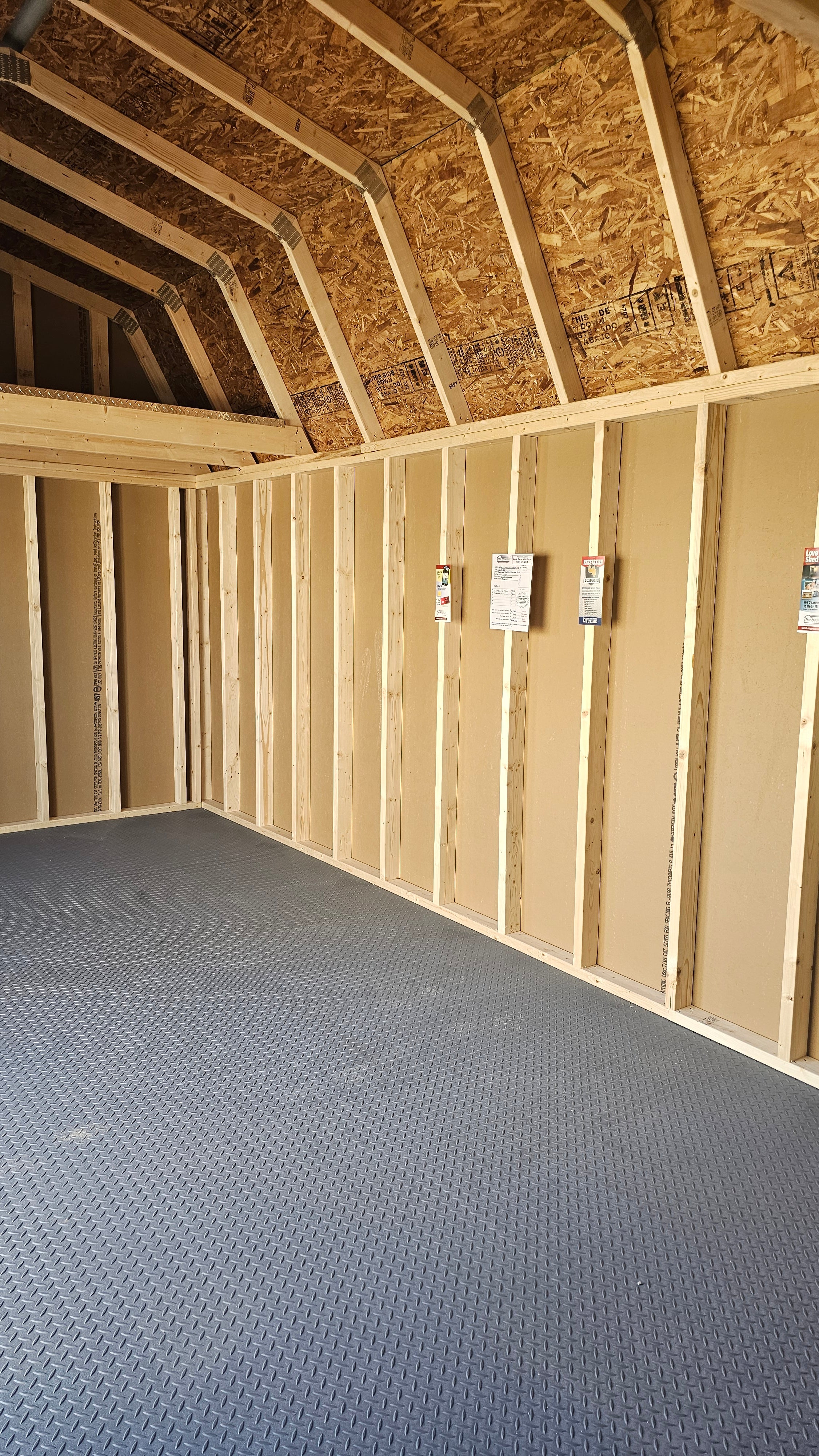 10x20 Painted Lofted Garden Shed