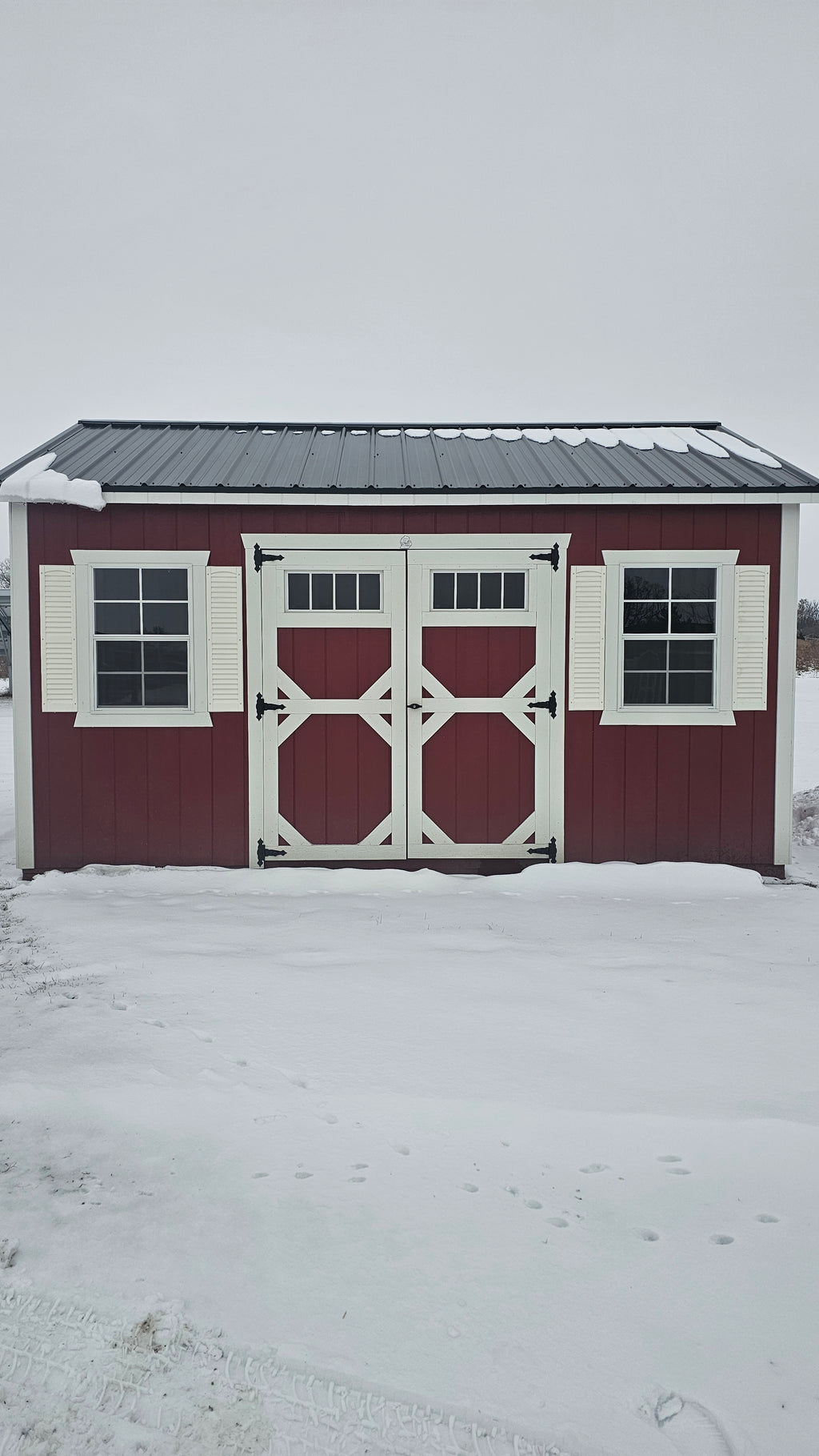 Painted Gable Garden Shed 12X16