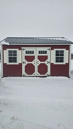 Painted Gable Garden Shed 12X16