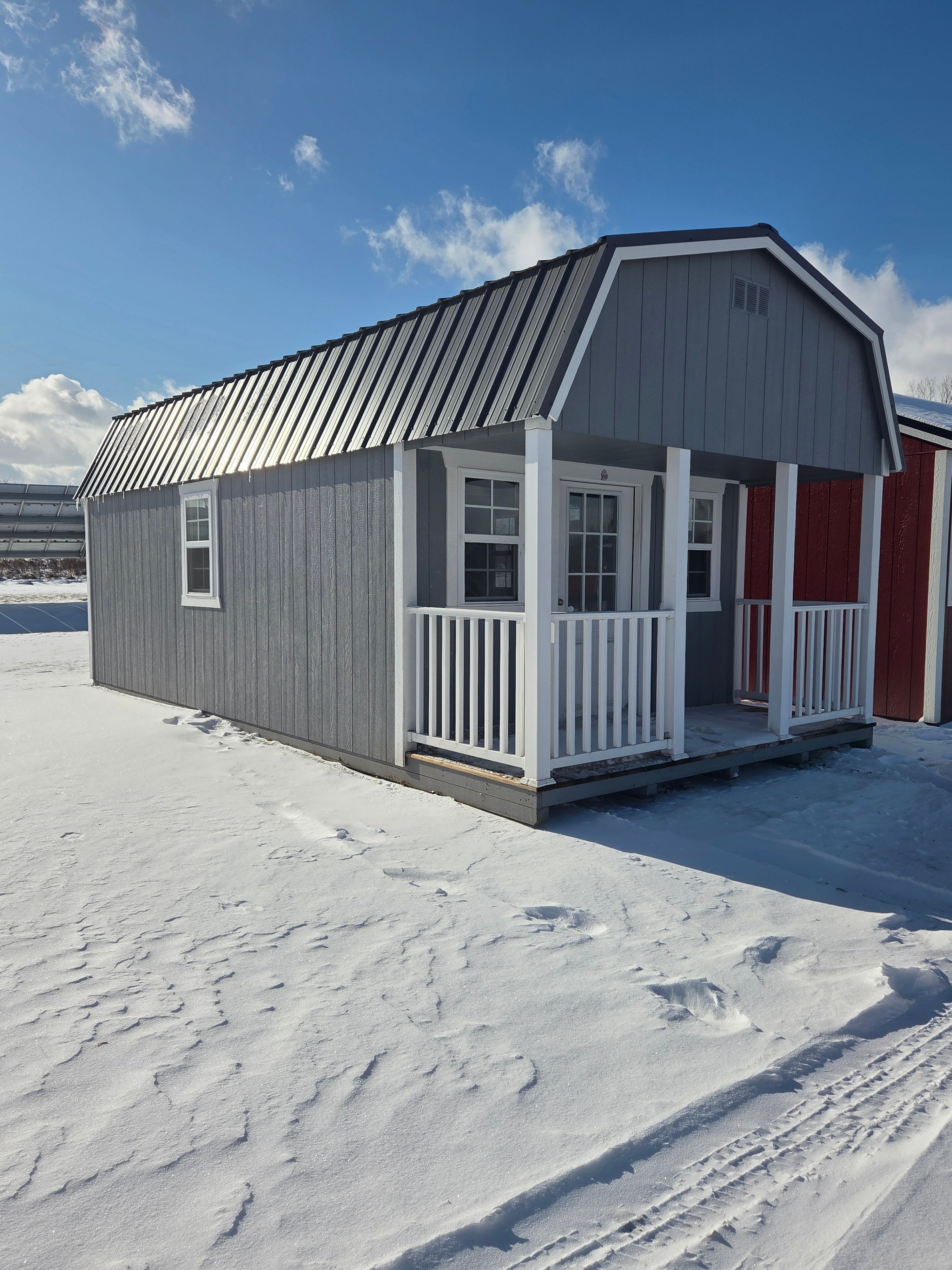 Painted Lofted Barn 12×24
