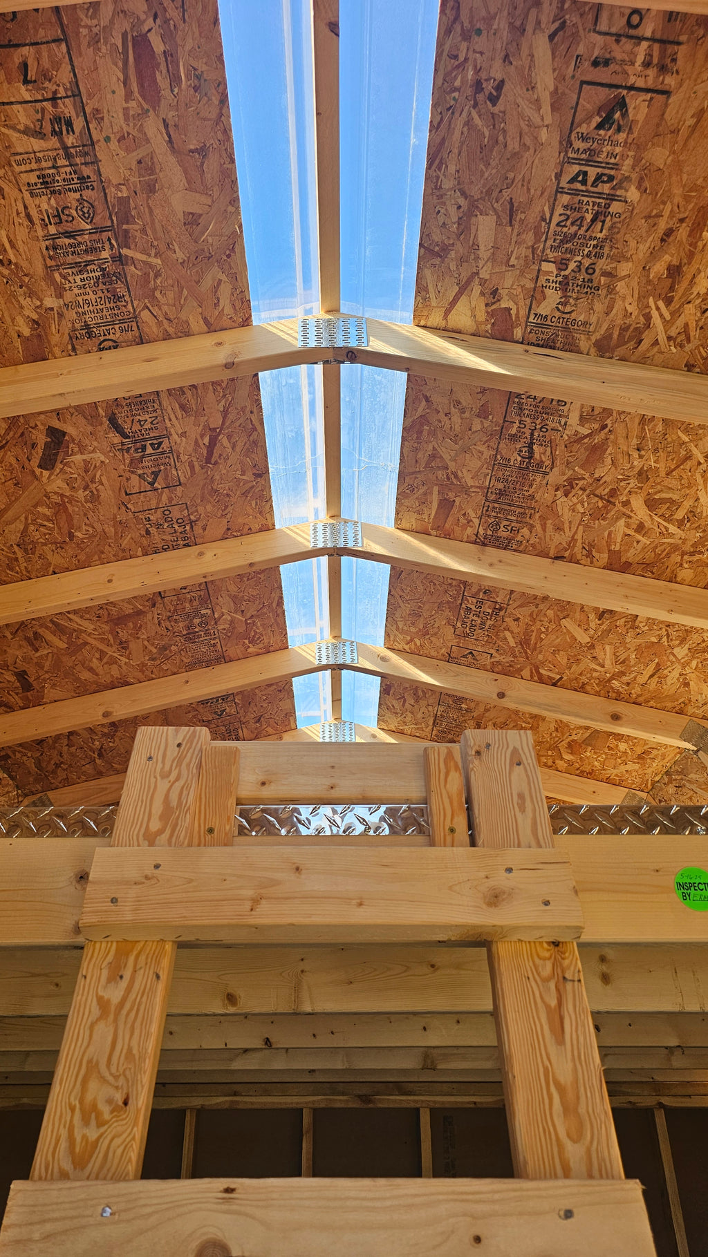 10x16 Painted Lofted Parn