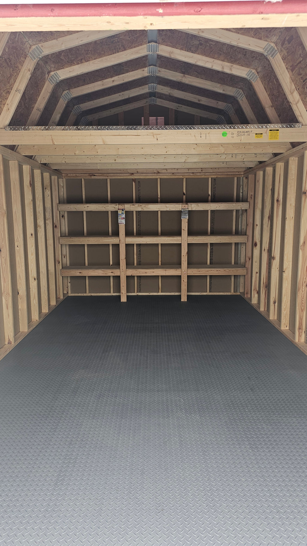 Painted  Lofted Barn 10x16