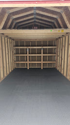 Painted  Lofted Barn 10x16