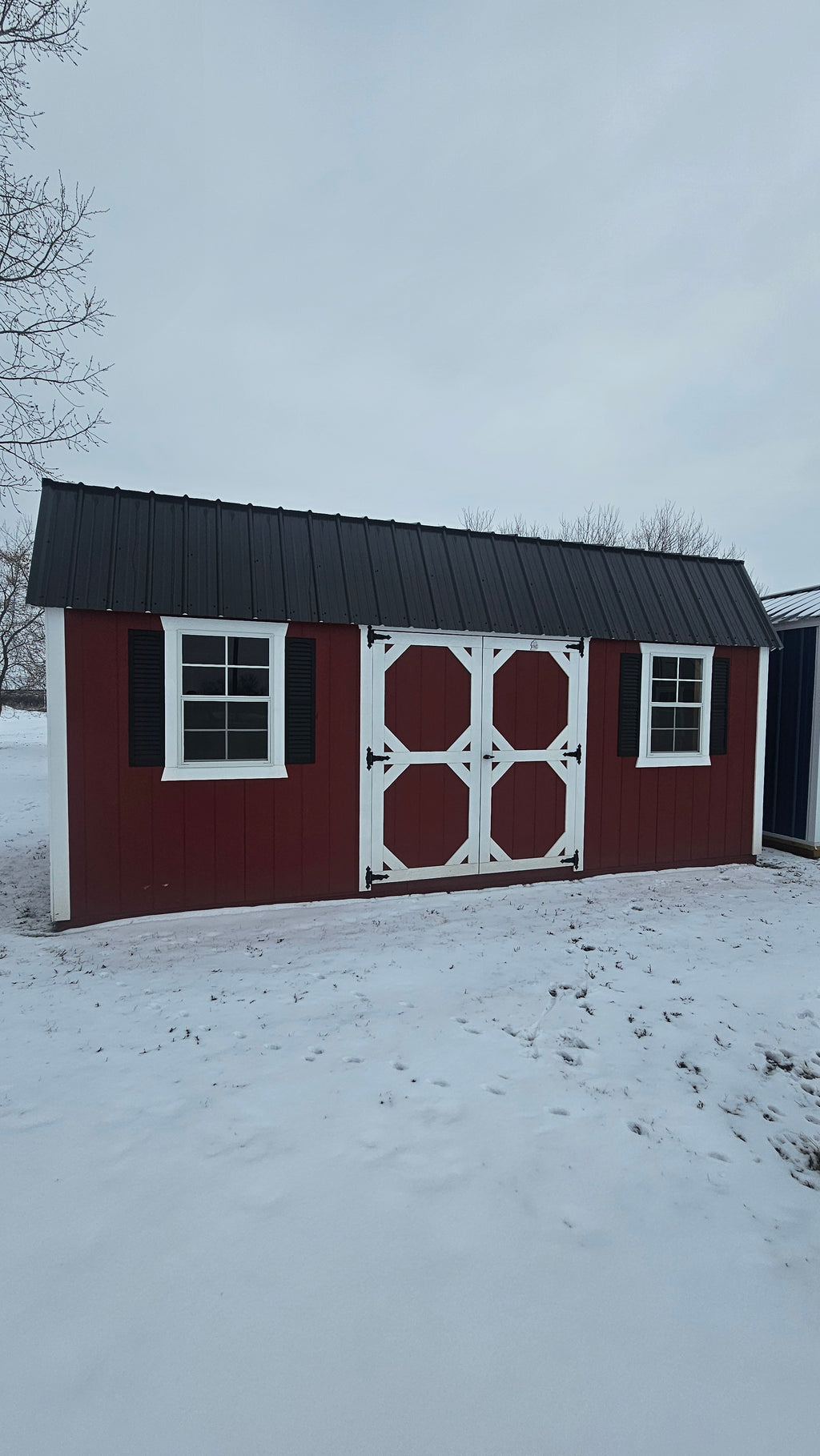 Painted Lofted Garden Shed 10x20