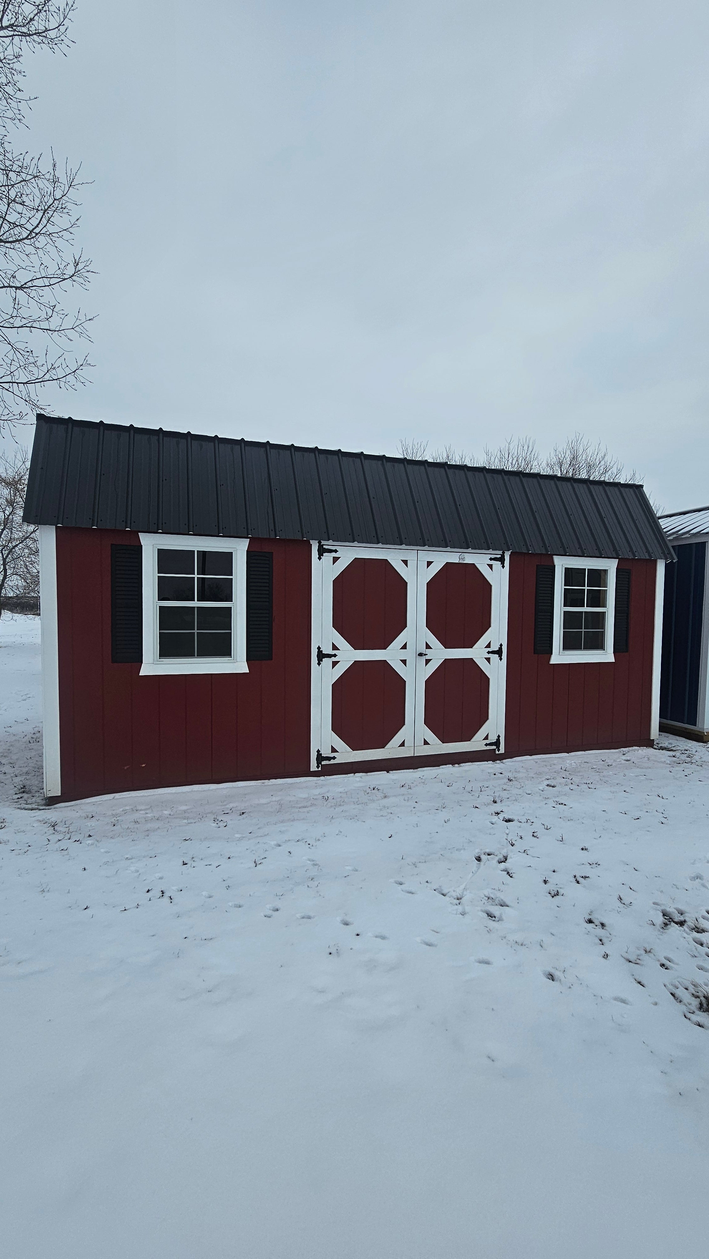 Painted Lofted Garden Shed 10x20