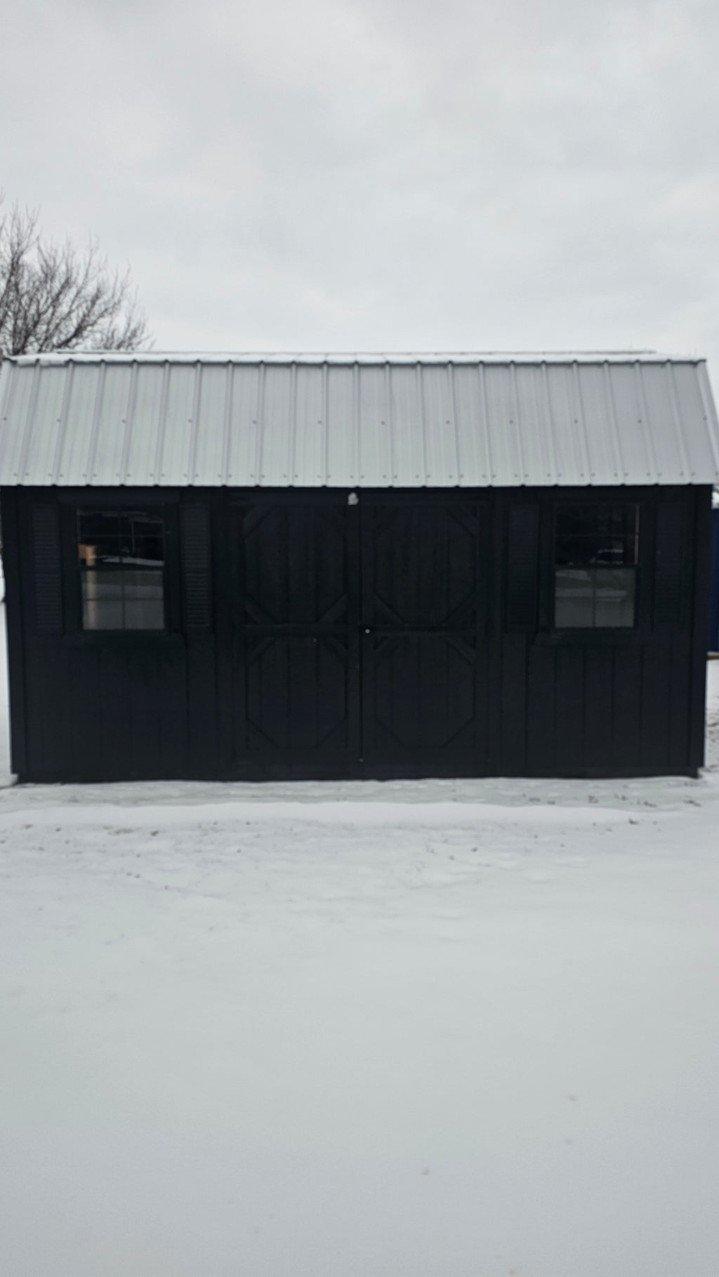 Painted Lofted Garden Shed 10x16