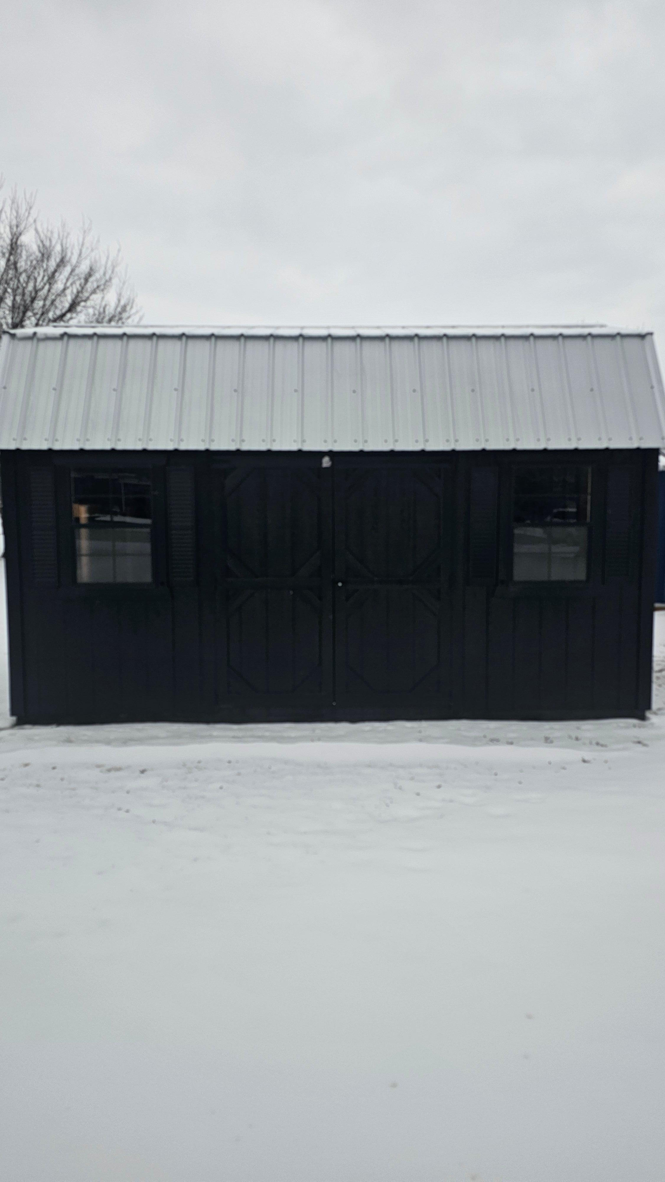 Painted Lofted Garden Shed 10x16