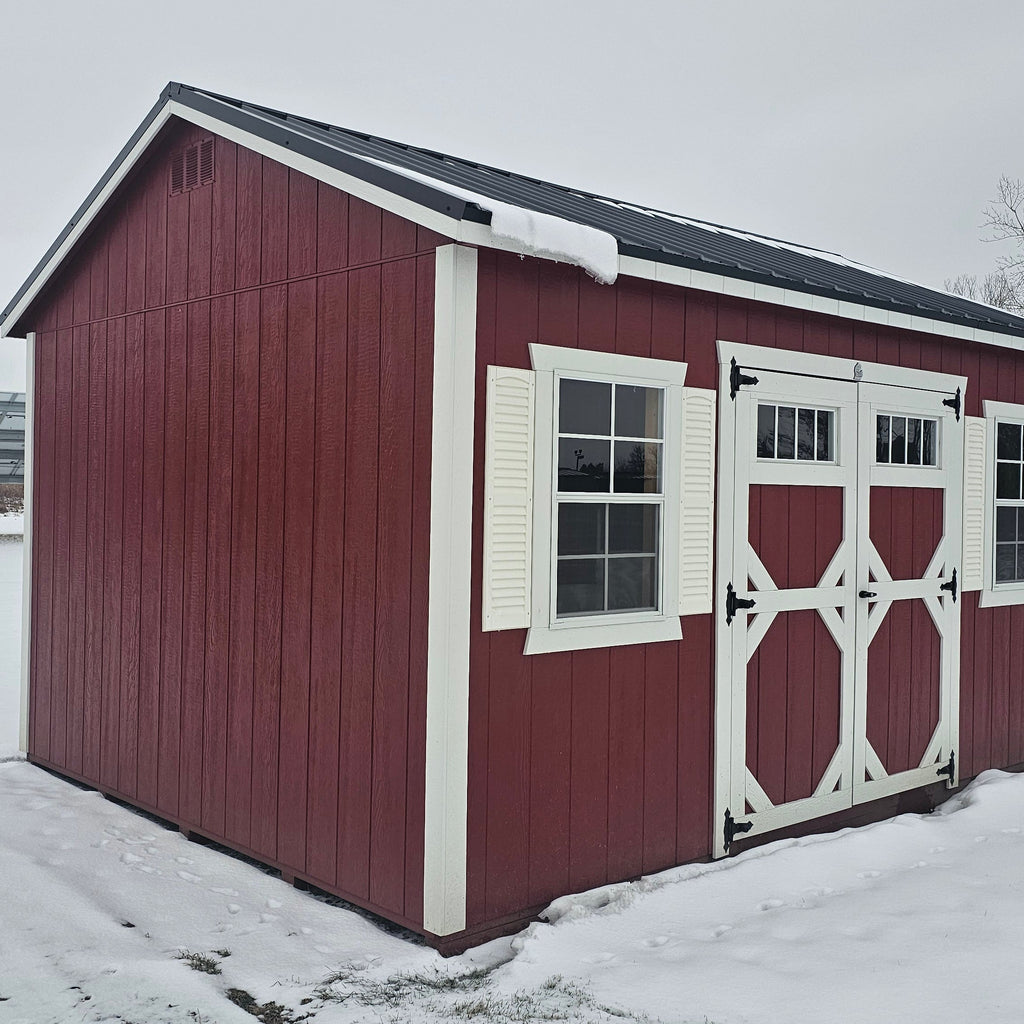 Painted Gable Garden Shed 12X16
