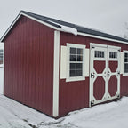 Painted Gable Garden Shed 12X16