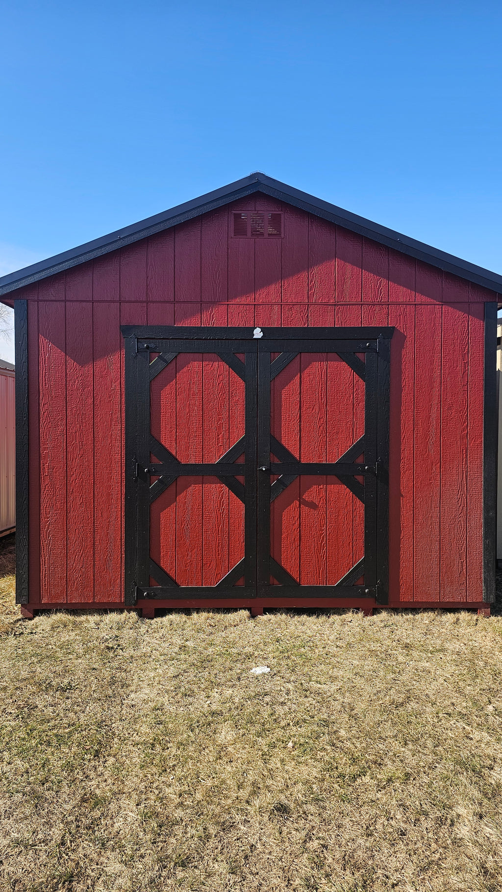 12x16 Painted Gable Shed