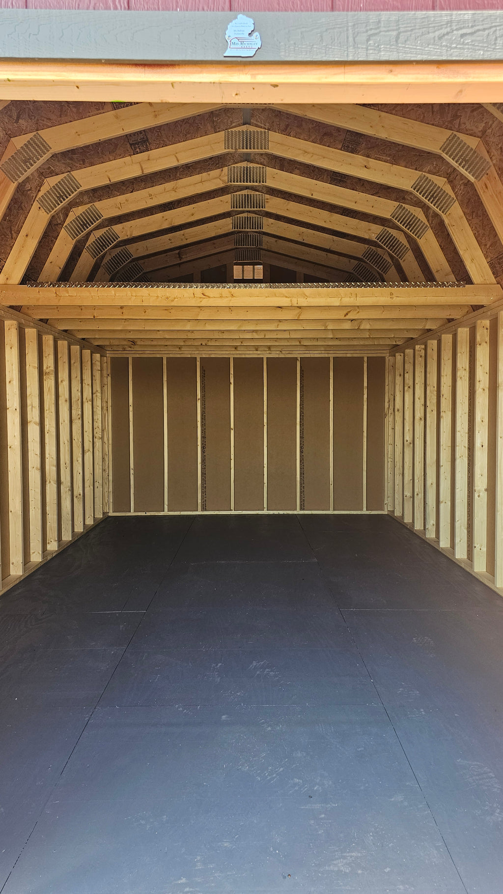 12x20 Painted Lofted Barn