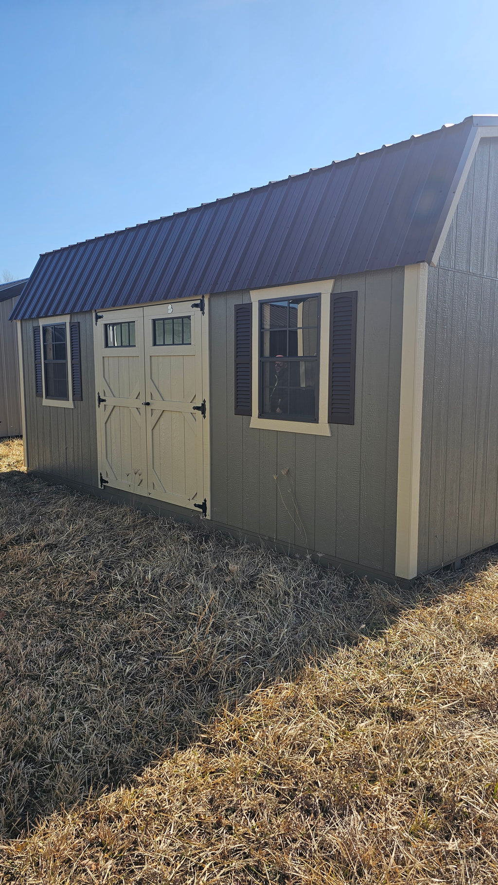 10x20 Painted Lofted Garden Shed