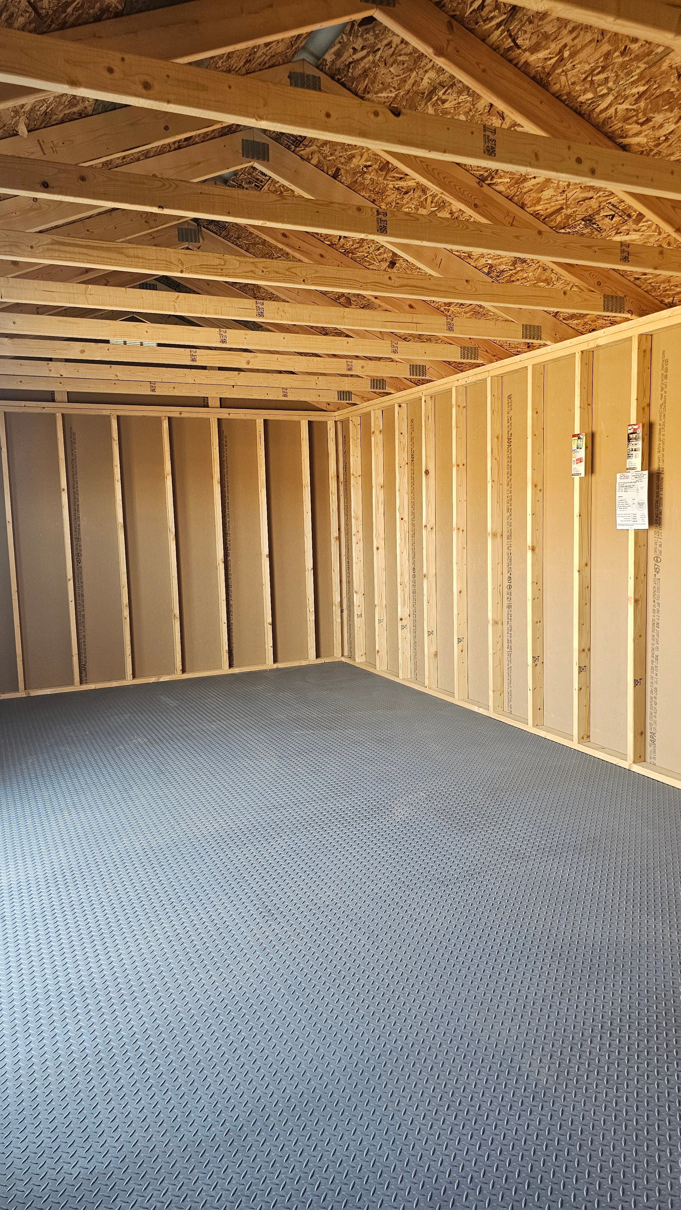 12x24 Painted Gable Garden Shed