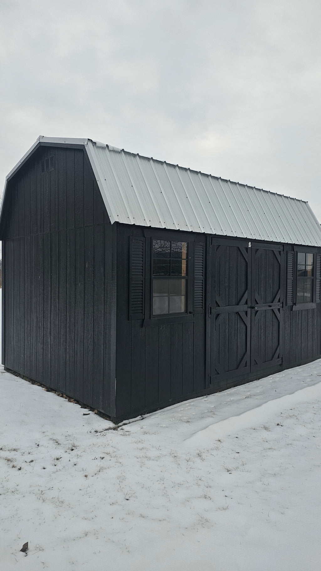 Painted Lofted Garden Shed 10x16