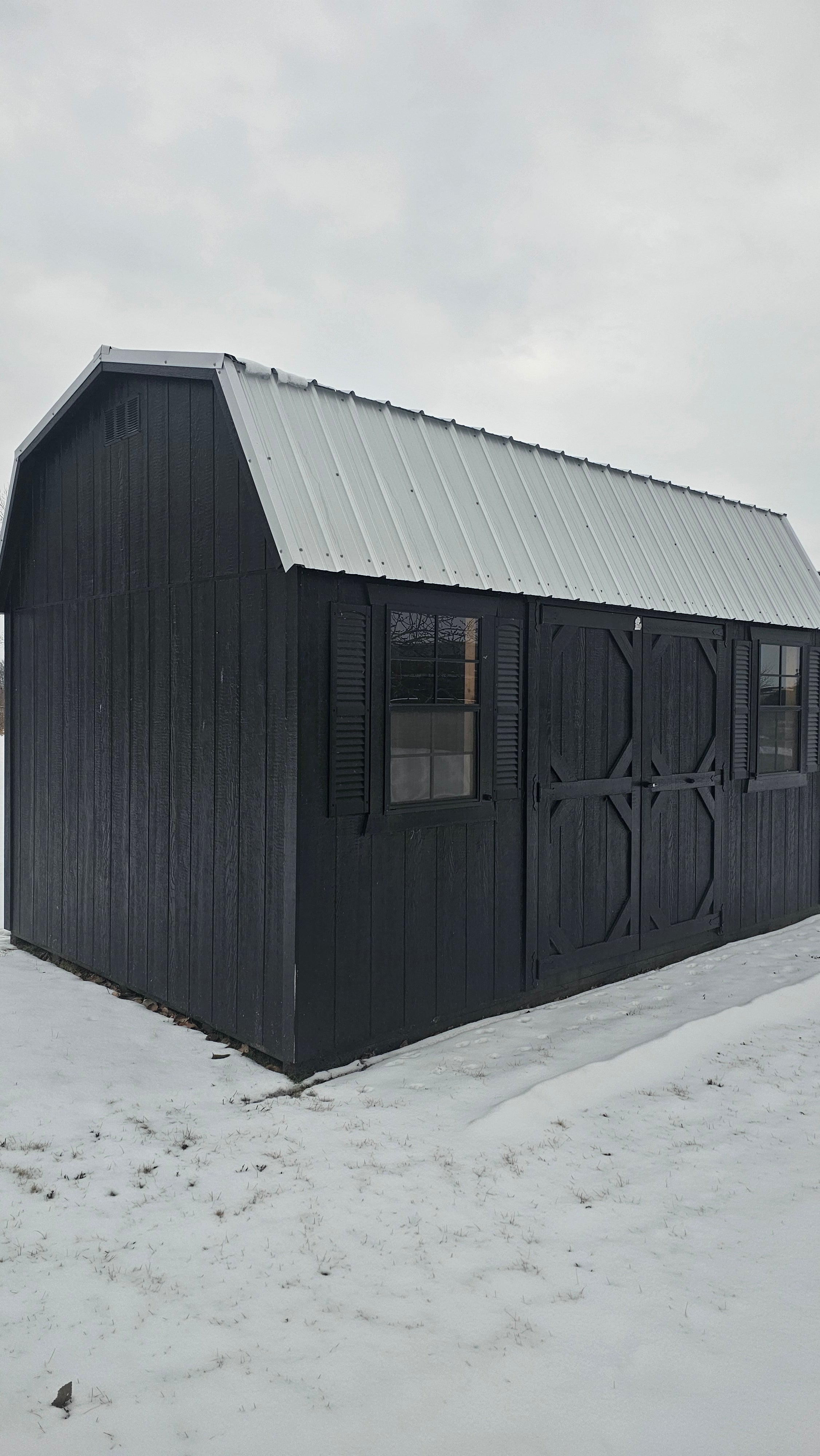 Painted Lofted Garden Shed 10x16