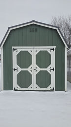 Painted  Lofted Barn 10x10