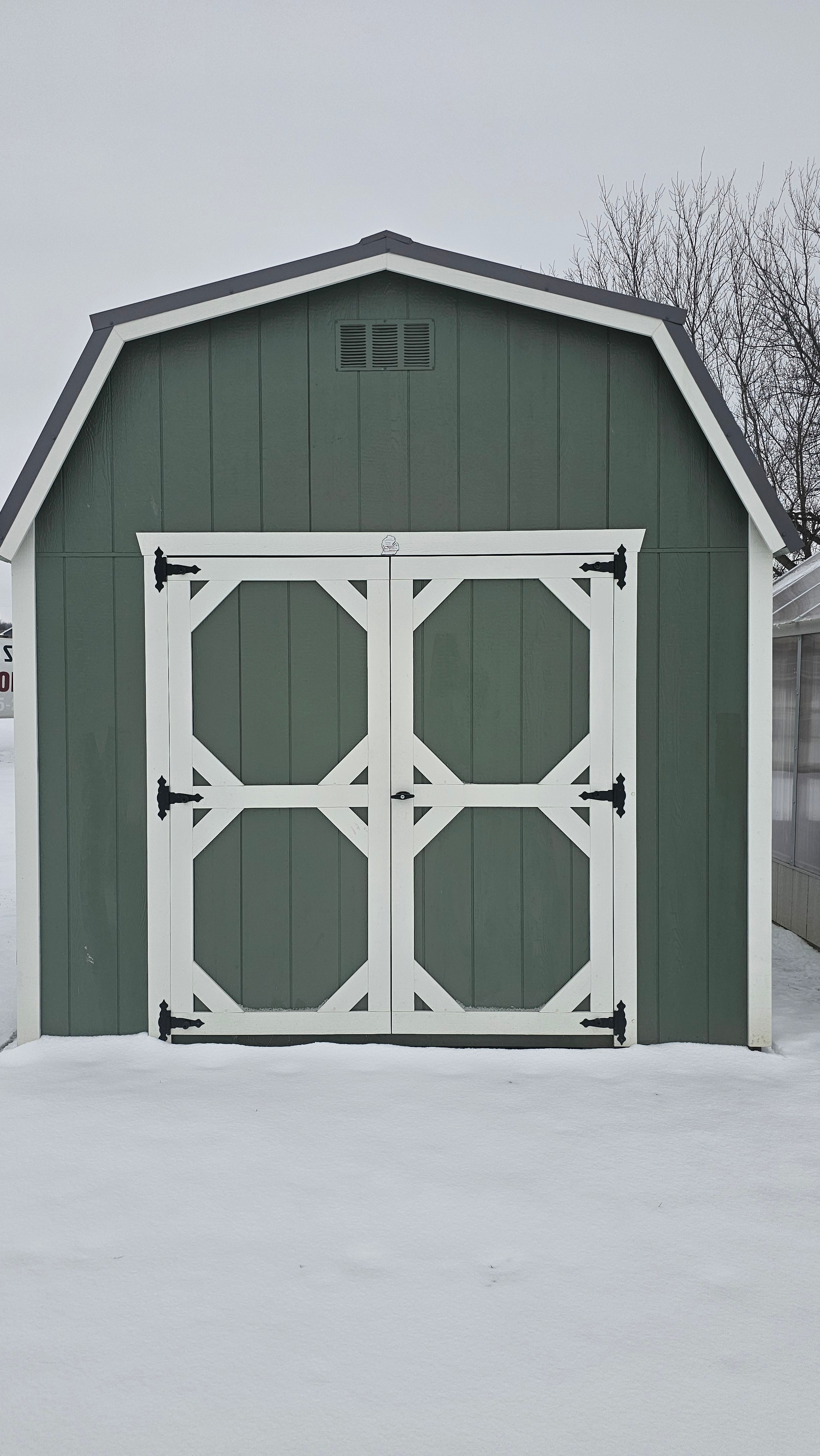 Painted  Lofted Barn 10x10