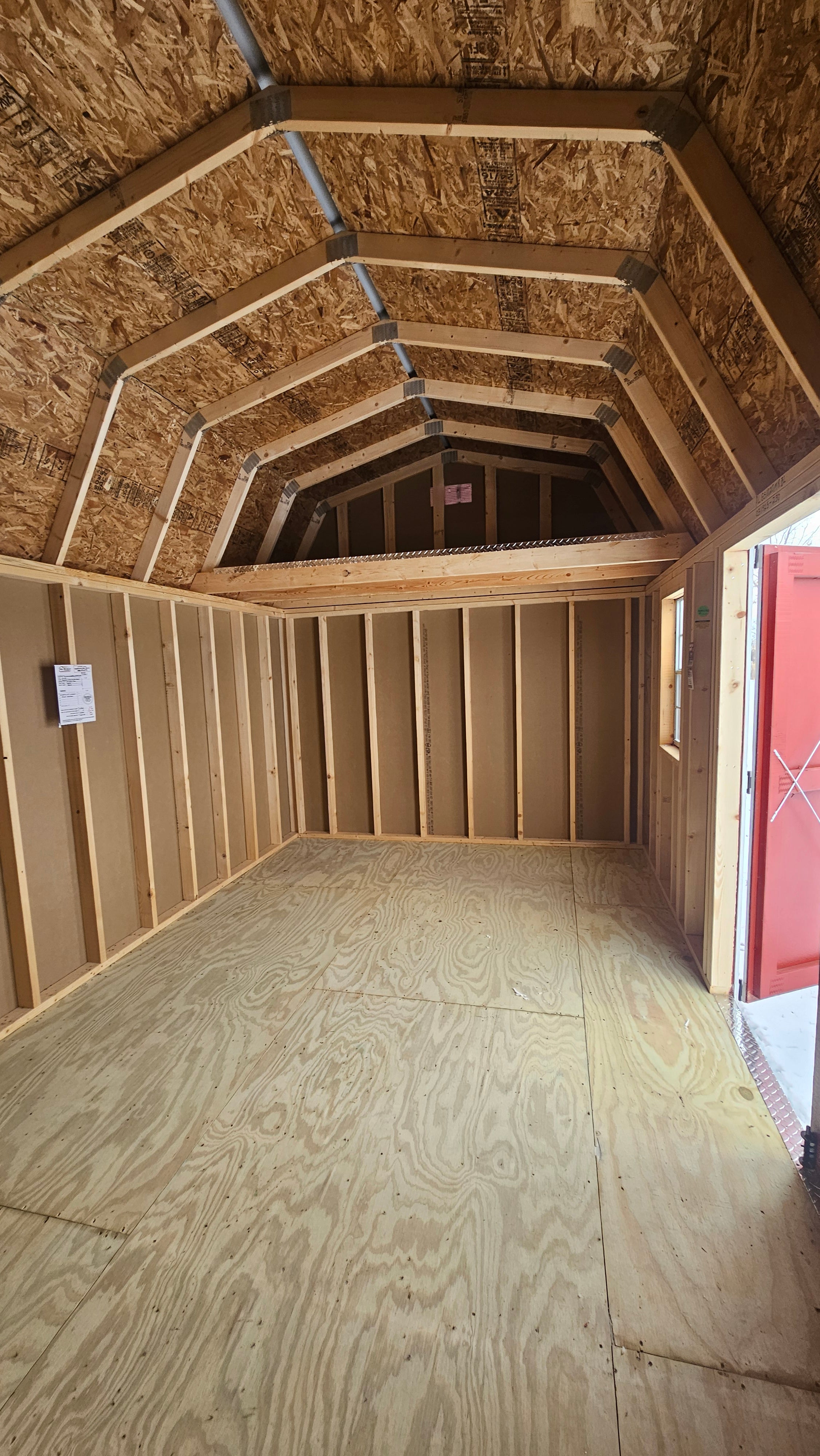 Painted Lofted Garden Shed 10x20