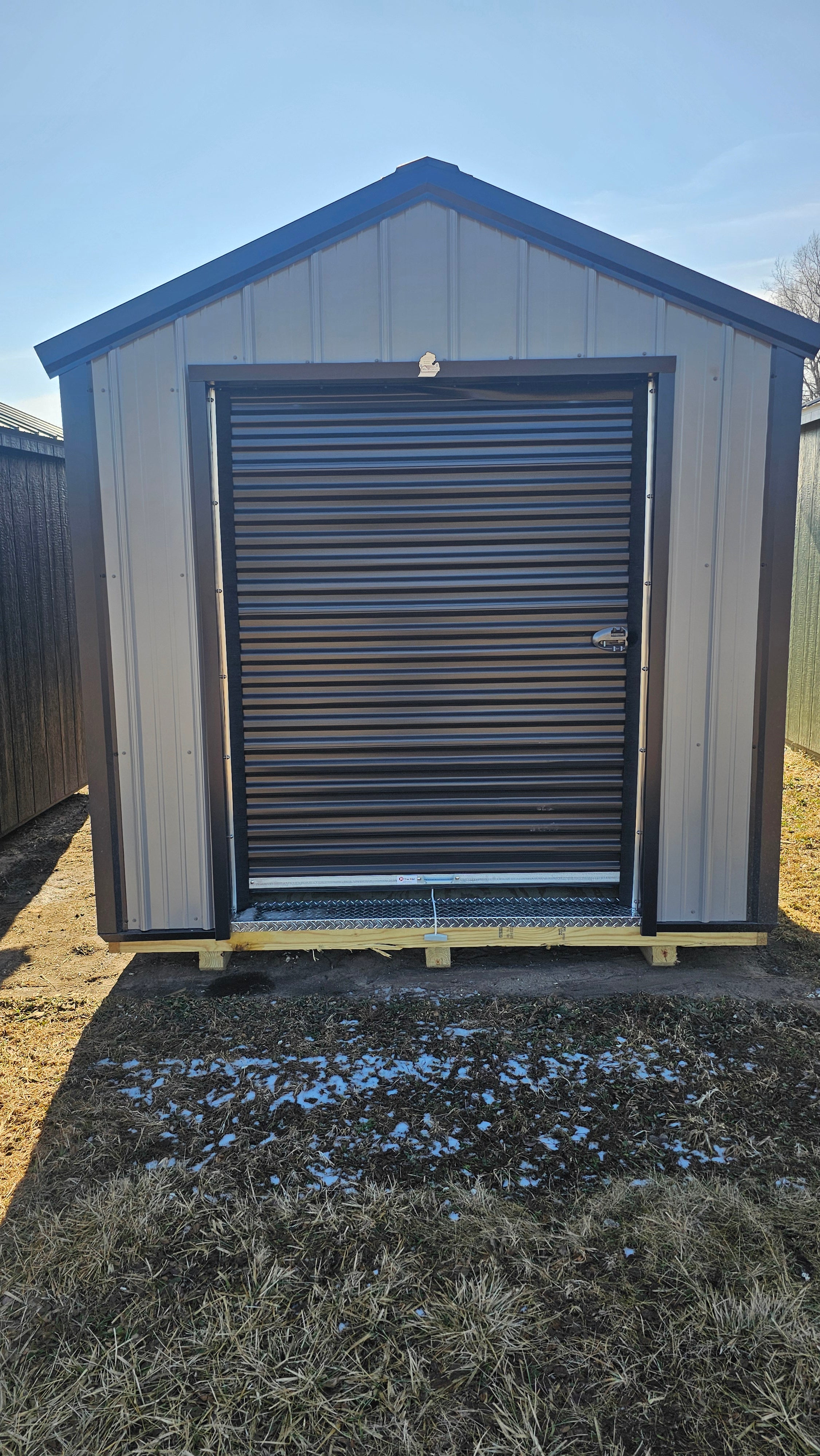 8x10 Metal Gable Shed