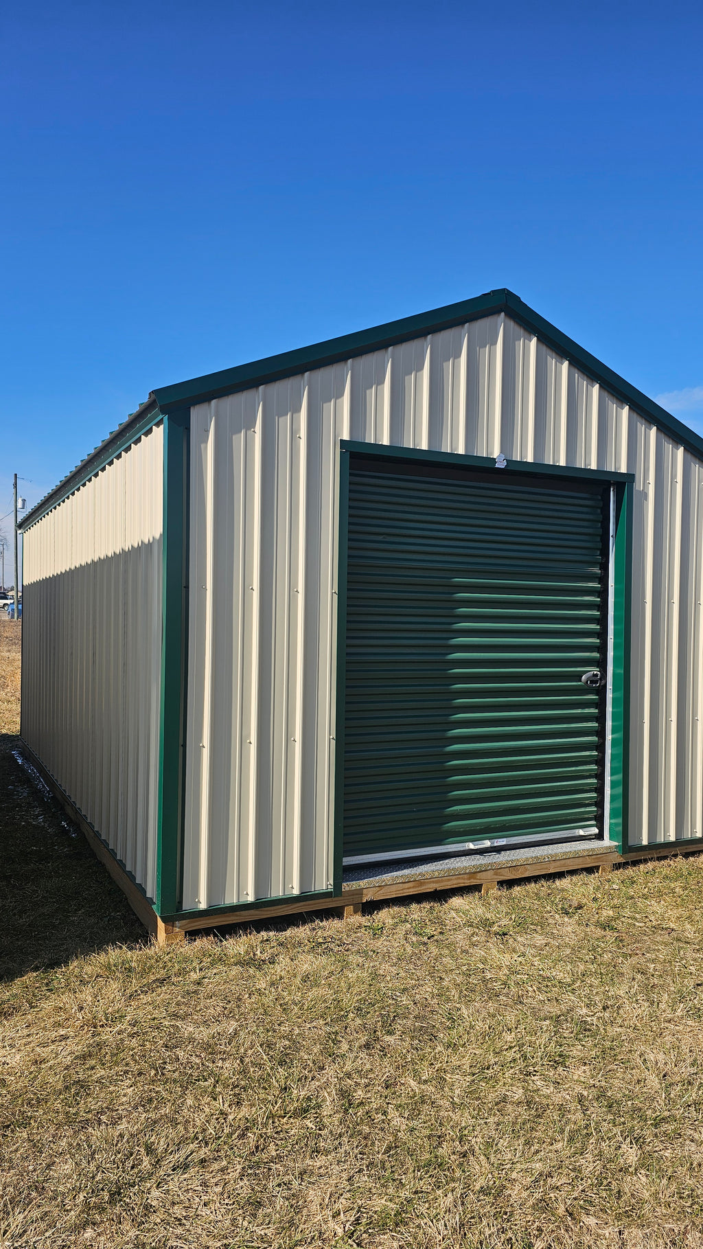 10x20 Metal Gable Shed