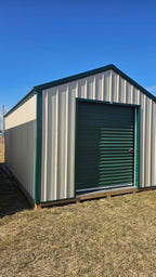10x20 Metal Gable Shed