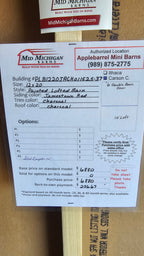 12x20 Painted Lofted Barn