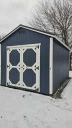 Painted Gable Shed 10x16