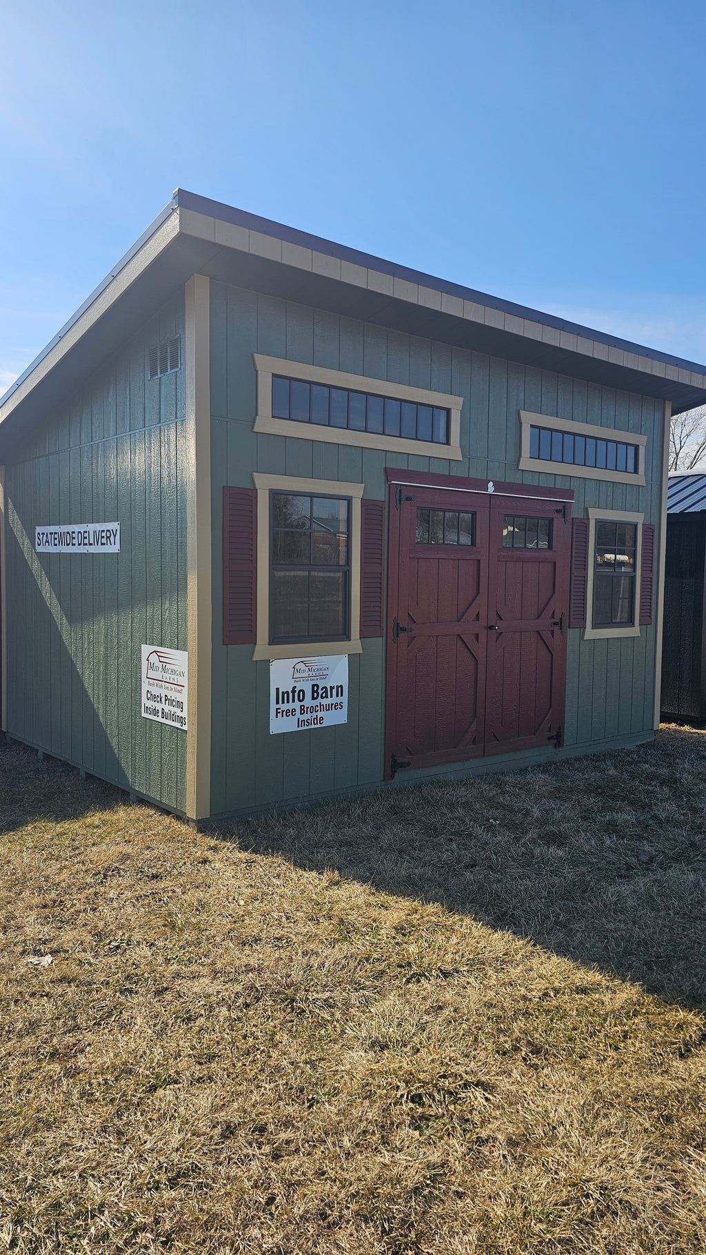 12x16 Painted Garden Villa