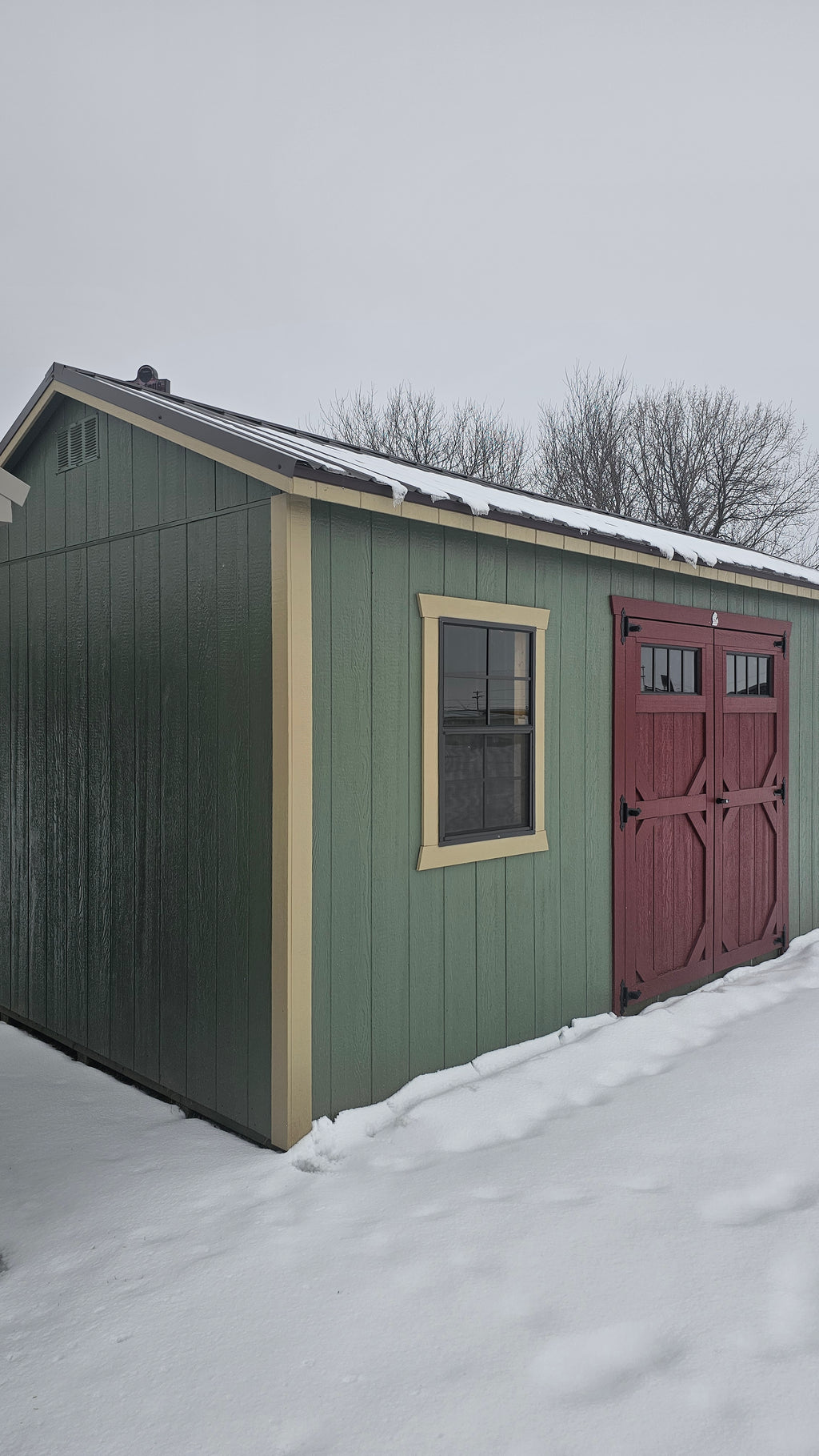Painted Gable Garden Shed 10x20