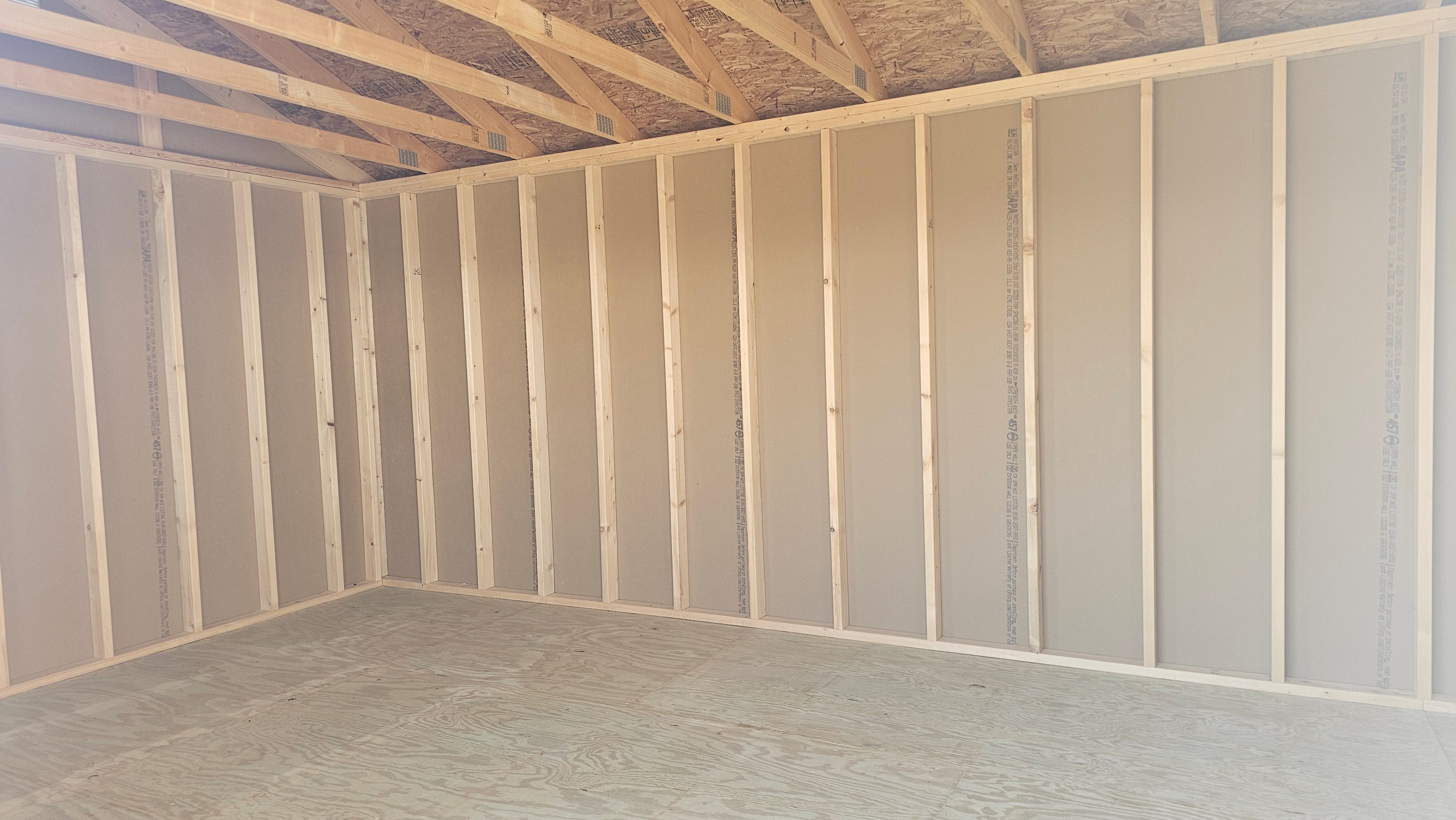 12x24 Painted Gable Garden Shed