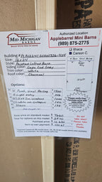 12x24 Painted Lofted Barn