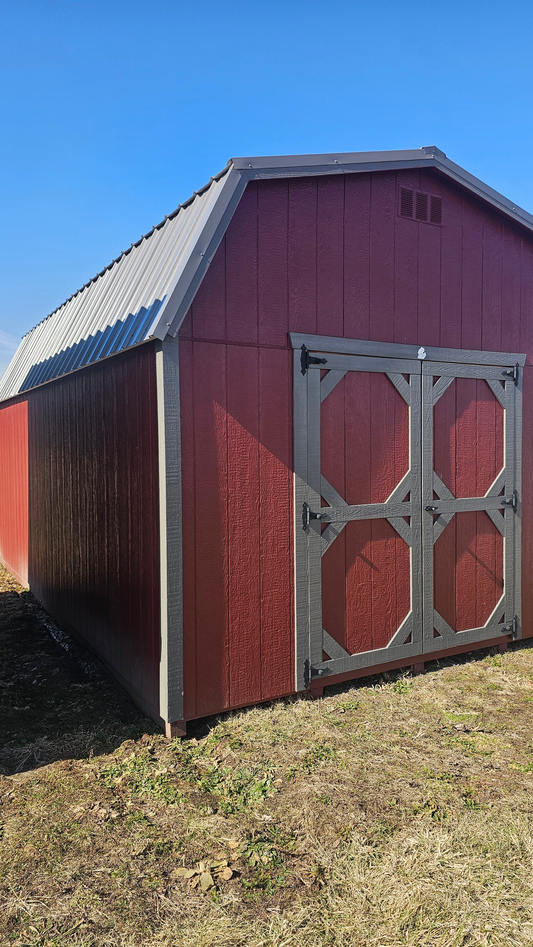 12x20 Painted Lofted Barn
