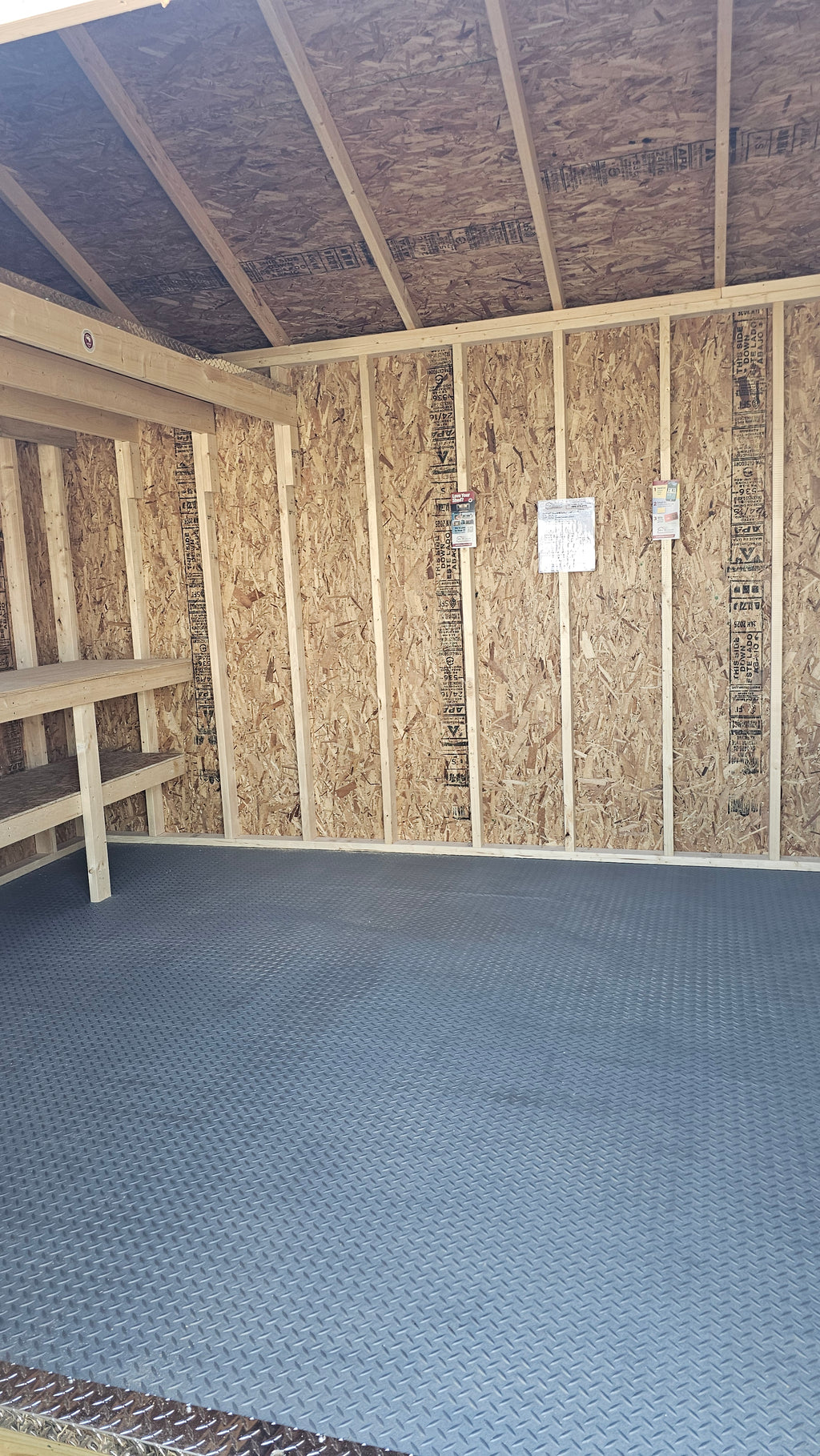 10x16 Metal Gable Garden Shed