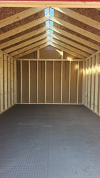 12x16 Painted Gable Shed