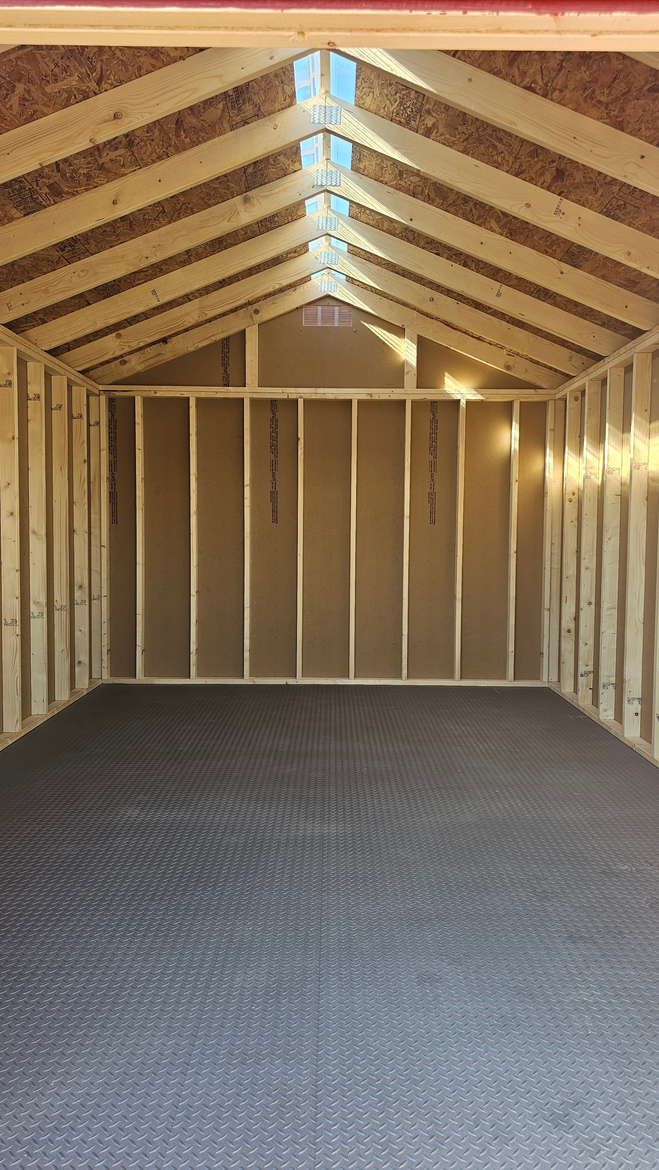 12x16 Painted Gable Shed