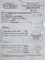 Painted Lofted Barn 12×24