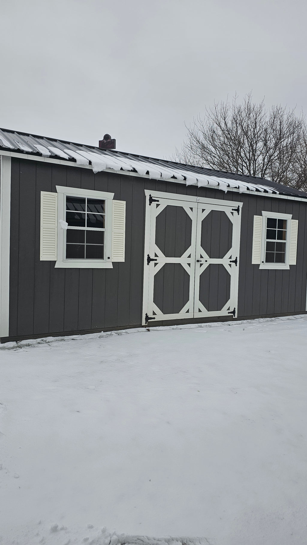 Painted Gable Garden Shed 10x20