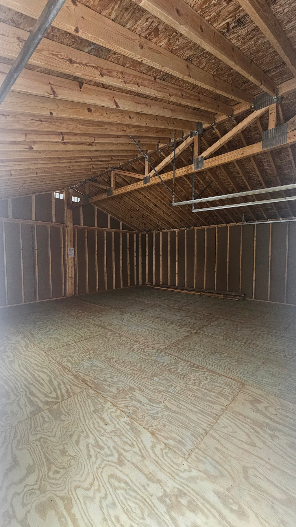 Painted Doublewide Garage 24x24